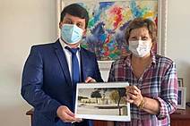 Prefeito interino de Rosário do Catete visita senadora Maria do Carmo Alves